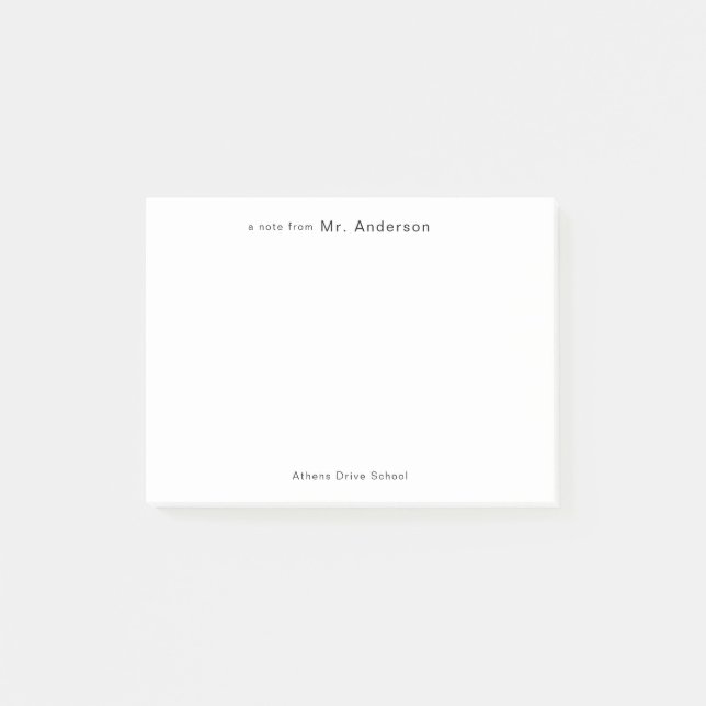 Profesional simple 'una nota de' profesores (Anverso)