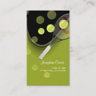 Profesionales del tenis, tarjetas de visita de ins