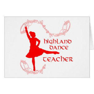 Profesor de Baile de las Tierras Altas - Rojo