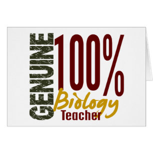 Profesor de biología auténtico