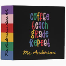 Profesor de café, enseñanza, grado, tipografía rep