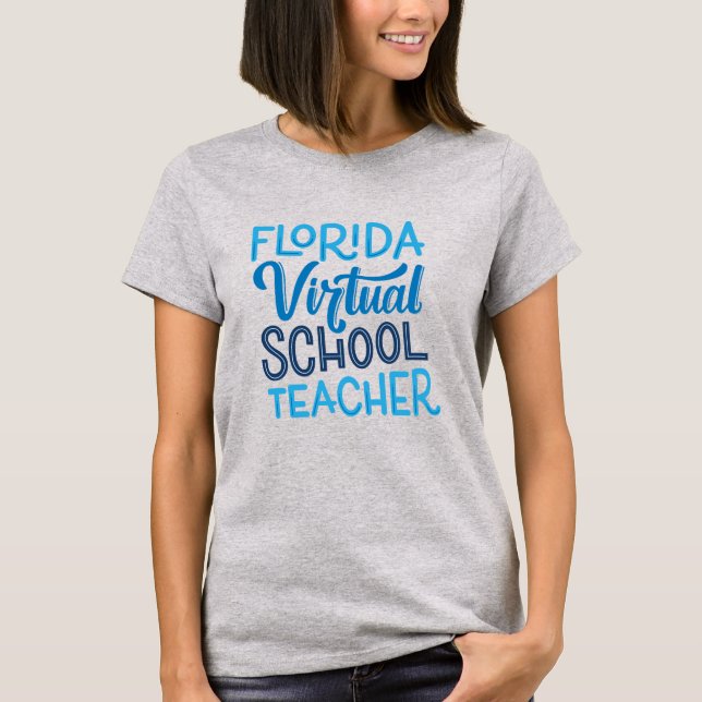 Profesor de escuela virtual de Florida, camiseta g (Anverso)