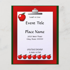 Profesor de escuela Volante de eventos pequeños Ap