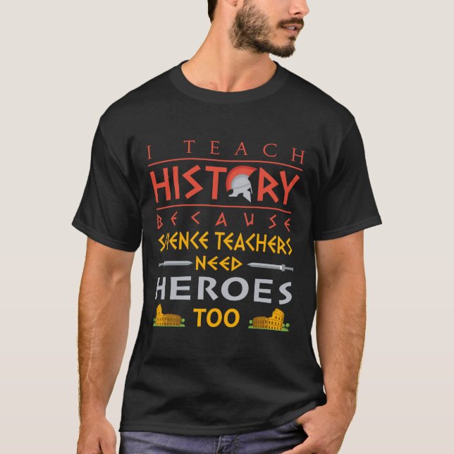 Profesor de Historia Camiseta Gracioso regalo de e (Anverso)