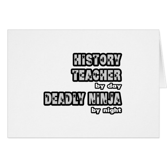 Profesor De Historia De Día A Día... Muerto Ninja  (Anverso (Horizontal))