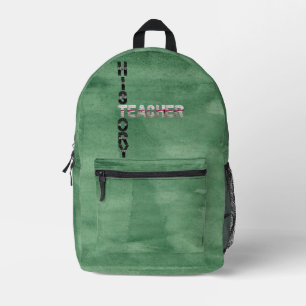 Profesor de historia vuelve a la mochila de tabler