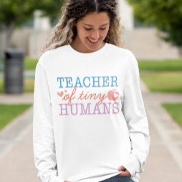 Profesor de la pequeña camiseta humana, profesor d