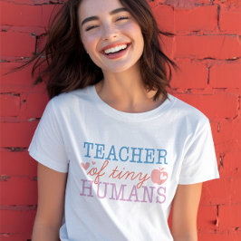 Profesor de la pequeña camiseta humana, profesor d