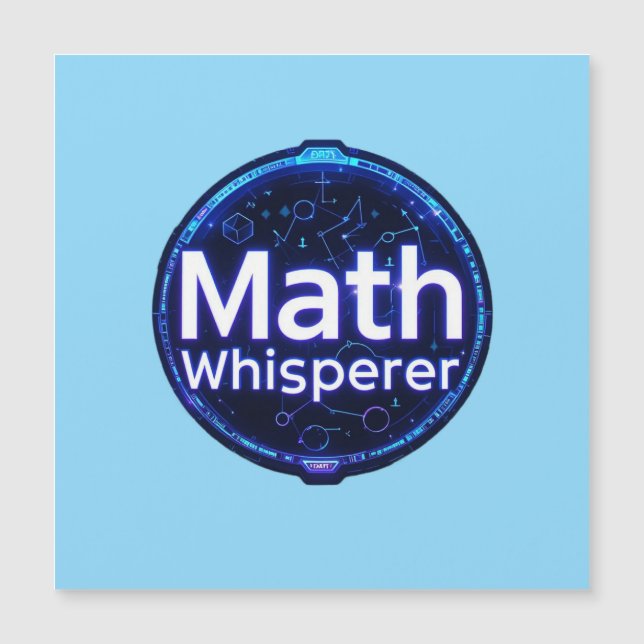 Profesor de Matemáticas Susurrador de Matemáticas (Anverso)