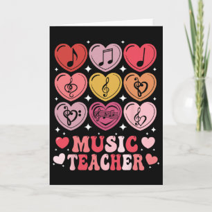 Profesor de Música Día de San Valentín Notas Music