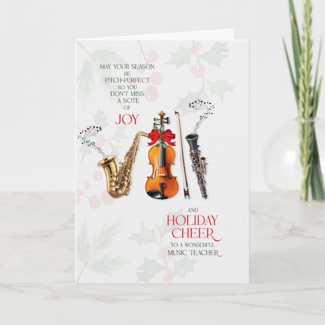 Profesor de Música No te Pierdas una Nota de Alegr (Anverso)
