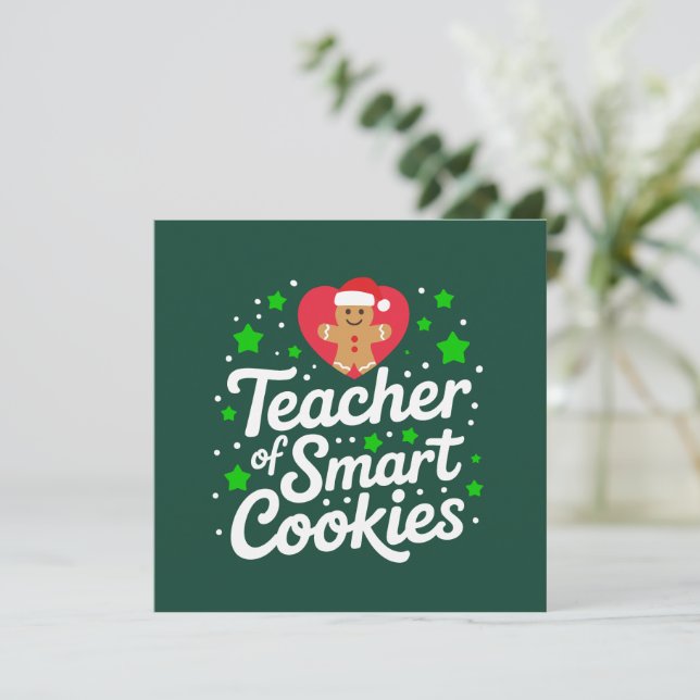 Profesor de Navidad de Galletas Inteligentes Vida  (Anverso de pie)