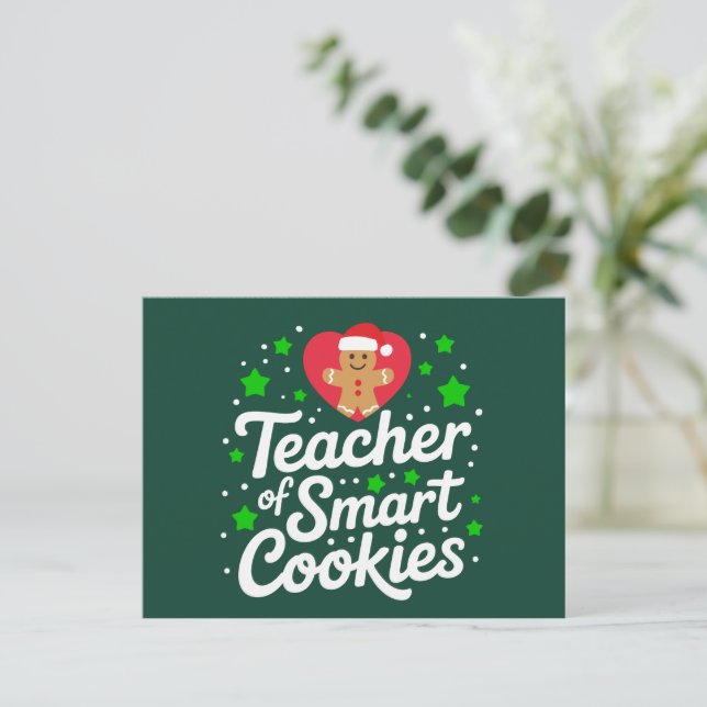 Profesor de Navidad de Galletas Inteligentes Vida  (Anverso de pie)
