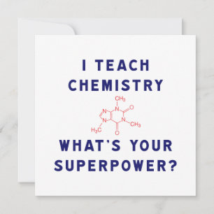 Profesor de Química Superpoder Ciencia Gráfico