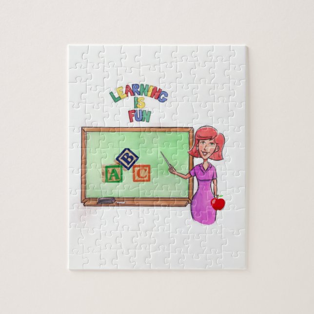 Profesor de rompecabezas de Jigsaw (Vertical)