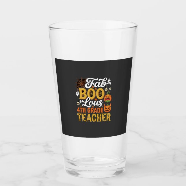 Profesor fantástico de Halloween de 4to grado (Anverso)