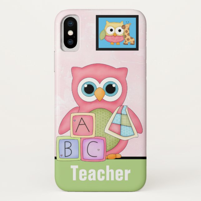 Profesor - Funda para iPhone X (Reverso)
