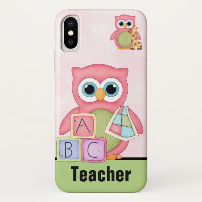 Profesor - Funda para iPhone X (Reverso)