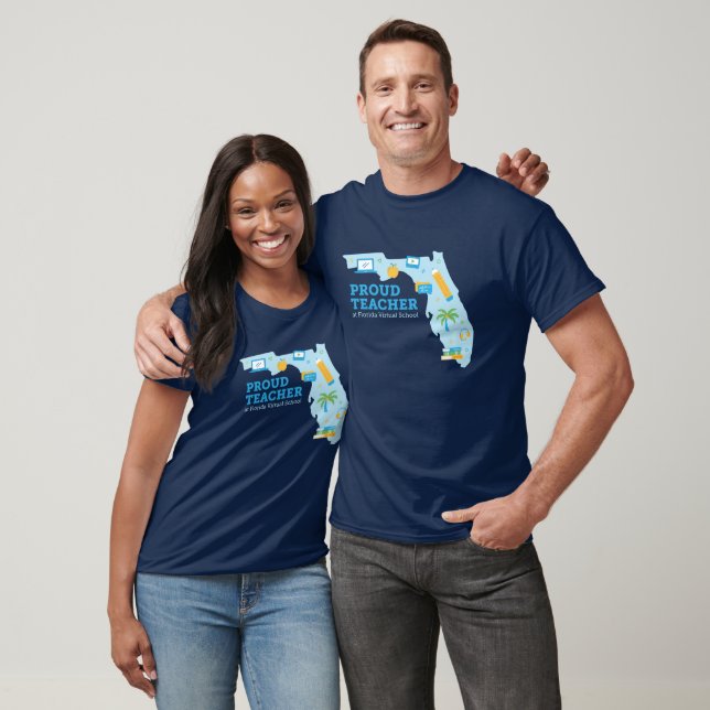 Profesor orgulloso de FLVS, camiseta de Florida (A (Unisexo)