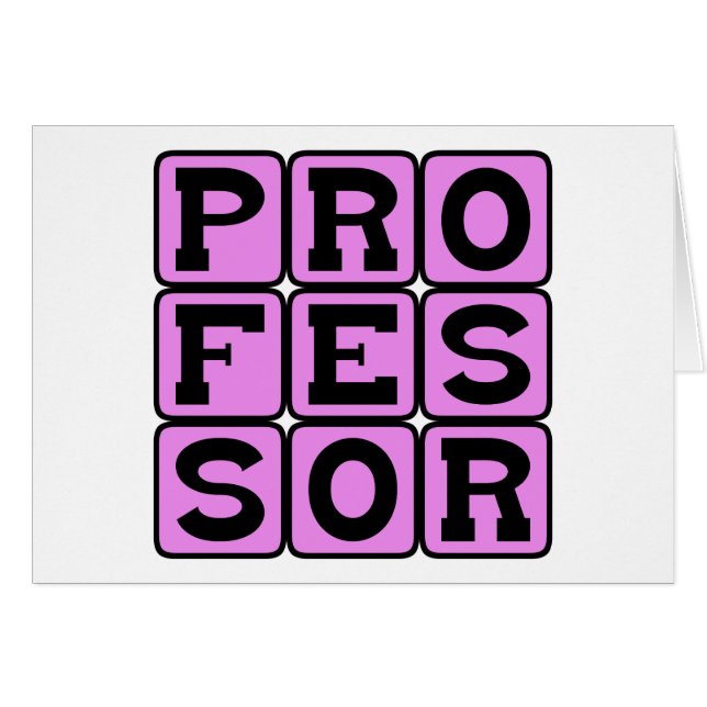 Profesor, profesor universitario (Anverso (Horizontal))