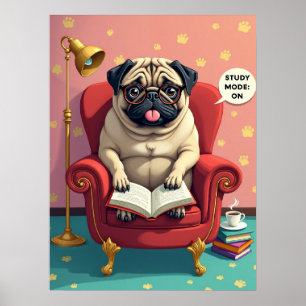 Profesor Pug: Mascota de moda de arte pop
