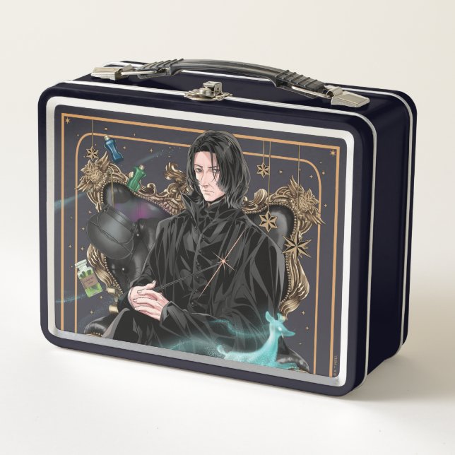 Profesor Severus Snape sentado al estilo anime (Anverso)