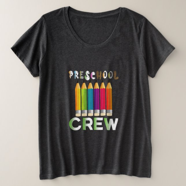 Profesora de arte de la tripulación de preescolar (Anverso del diseño)