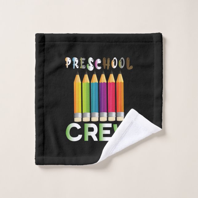 Profesora de arte de la tripulación de preescolar (Toallita)