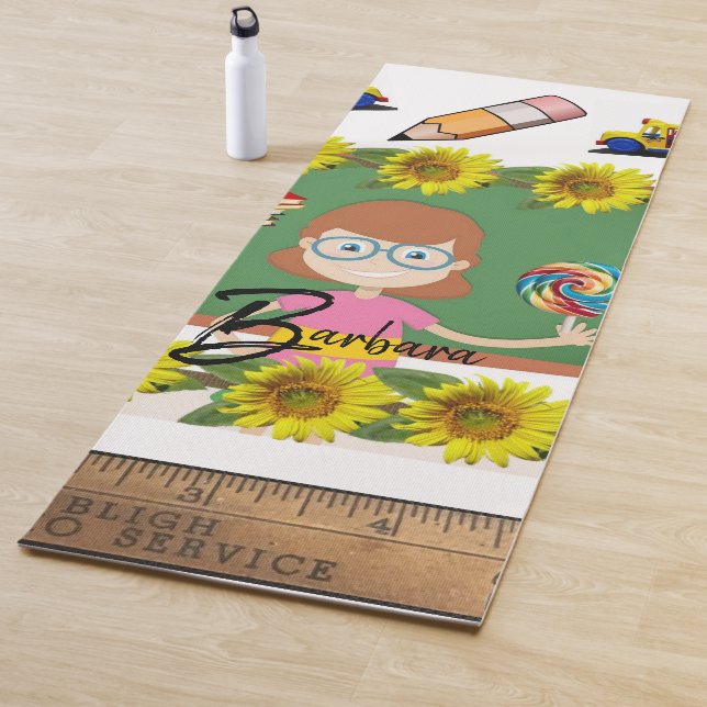 Profesora de girasol Yoga Mat (In situ)