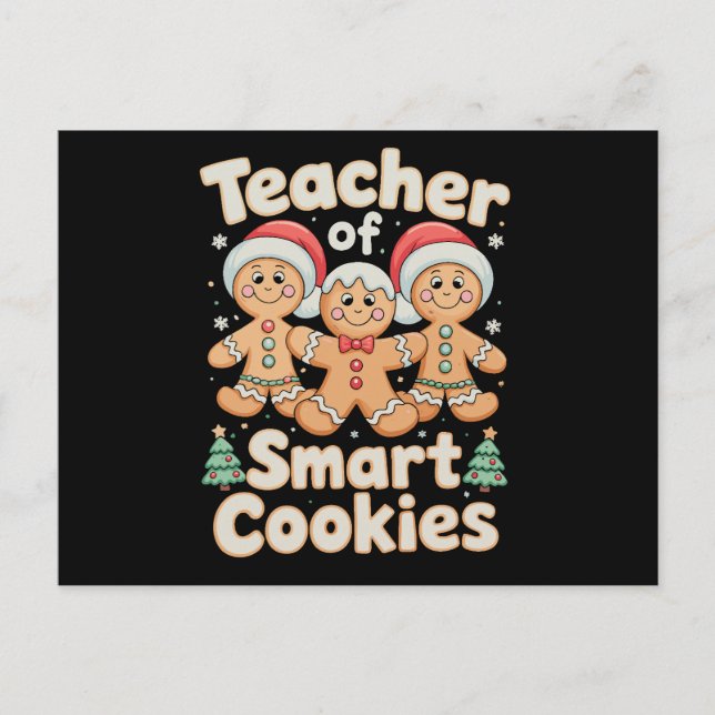 Profesora De Navidad De Galletas De Jengibre Intel (Anverso)