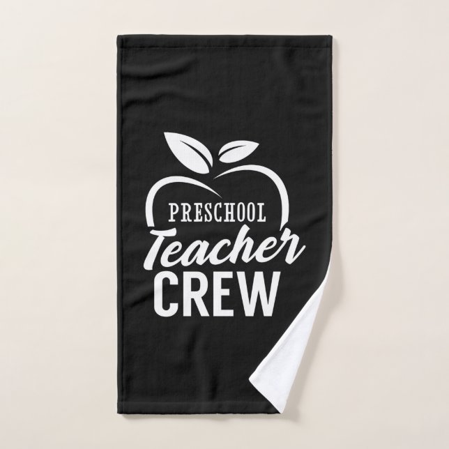 Profesora de Regalos | Equipo docente preescolar (Toalla de mano)