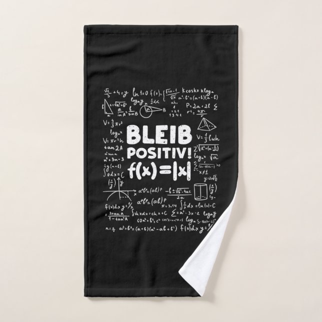 Profesora de Regalos | Maestra Bleib Positiv (Toalla de mano)