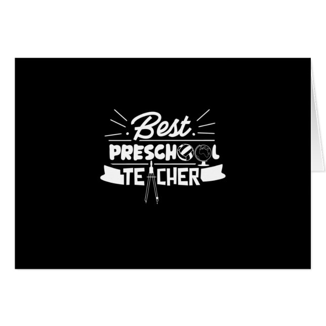 Profesora de Regalos | Mejor Profesor de Preescola (Anverso (Horizontal))
