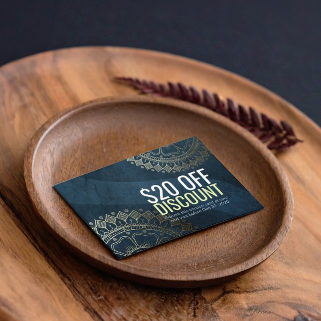 Profesora de Yoga Oro Mandala descuento Lealtad (Subido por el creador)