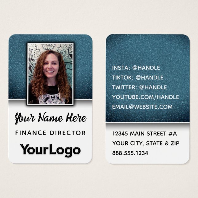 Profesora Purpurina Profesional Profesora de Prees (Anverso y reverso)