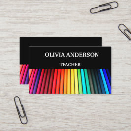 Profesora | Tarjetas de visita de tutor
