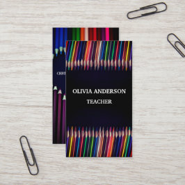 Profesora | Tarjetas de visita de tutor