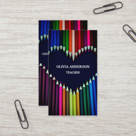 Profesora | Tarjetas de visita de tutor