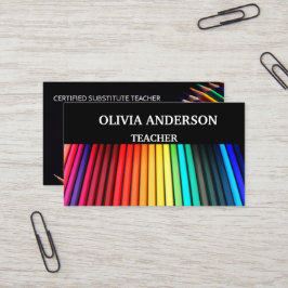 Profesora | Tarjetas de visita de tutor