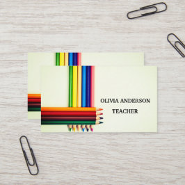 Profesora | Tarjetas de visita de tutor