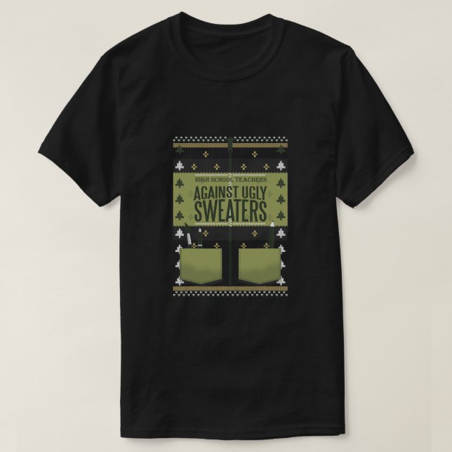 Profesores de secundaria contra camiseta de sudade (Diseño del anverso)