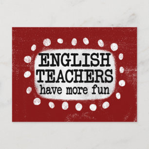 Profesores ingleses tienen más postal divertida