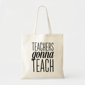 Profesores que van a enseñar a la bolsa de asas