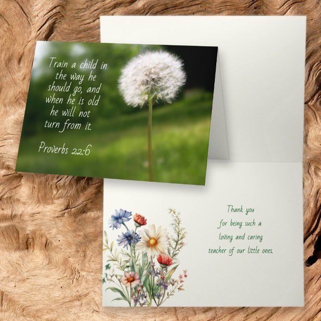 Profesores religiosos - Tarjeta de agradecimiento (Subido por el creador)