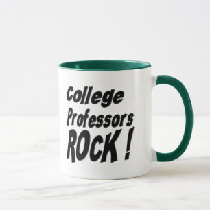¡Profesores Rock de la universidad! Taza
