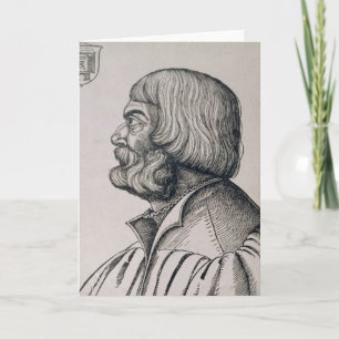 Profile portrait of Albrecht Durer , 1527
