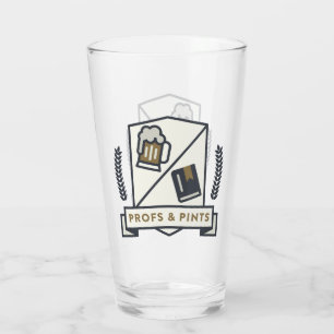 Profs y pintas de vidrio-escudo de la pinta