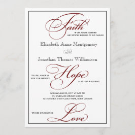 Profunda Fe Roja Esperanza Amor Guión Invitación a