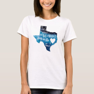 Profundamente en el corazón de la camiseta de TX