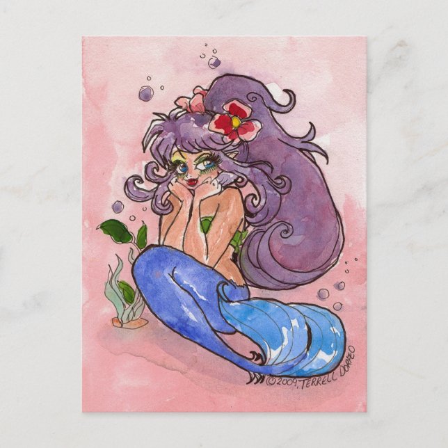 "PROFUNDAMENTE" en postal del pensamiento de (Anverso)